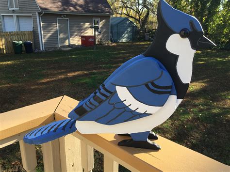 My Oversized Blue Jay Whirligigs Patterns Wood Craft Patterns Bird