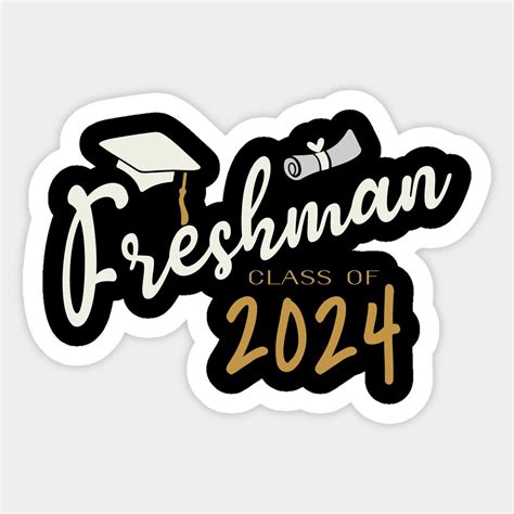 Freshman Class Of With Graduation Cap By Tropicalteesshop