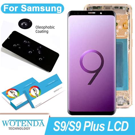 100 Original Super Amoled Lcd Display Touch Screen Digitizer For Samsung Galaxy S9 G960 G960f