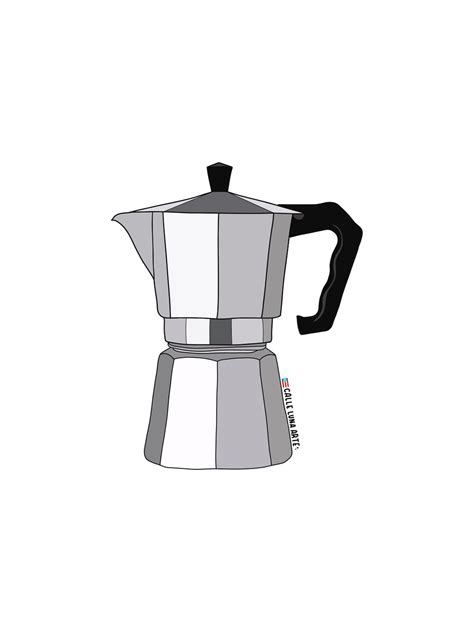 la cafetera greca die cut vinyl glossy stickers puerto etsy