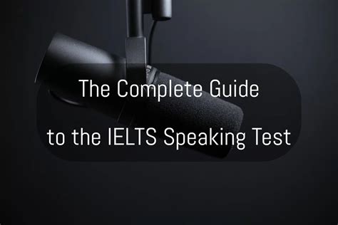 The Complete Guide To The Ielts Speaking Test Esl Fluency