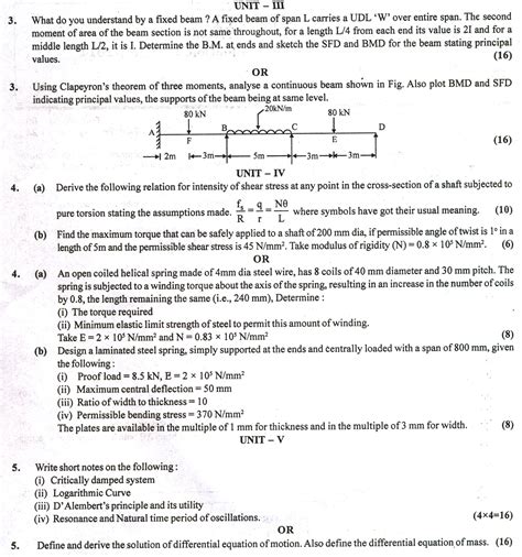 N5 Strength Of Material Previous Question Papers