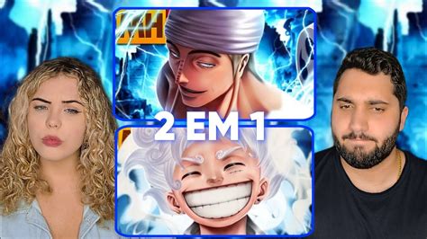 Em Mhrap Luffy Gear Joyboy E Enel Eletrizar One Piece