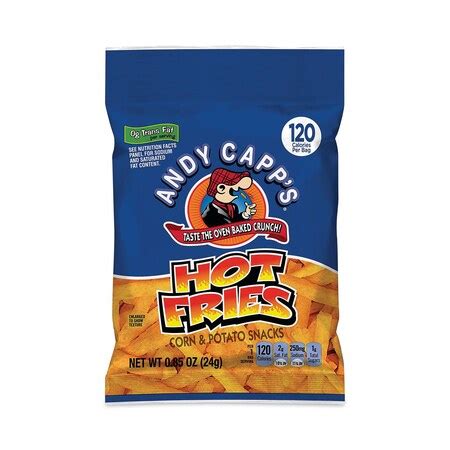 Andy Capps Hot Fries Spicy Hot 085 Oz Bag PK72 72PK 421167 Zoro