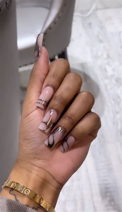 Bottegabae Tapered Square Nails Acrylic Nails Nude Nails