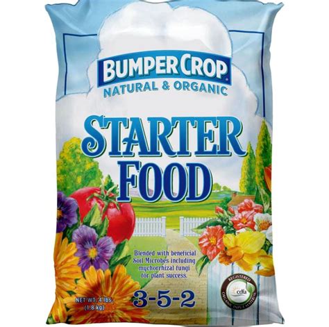 Bumper Crop Starter Plant Food/Fertilizer 3-5-2, 4 Lb for Transplanted