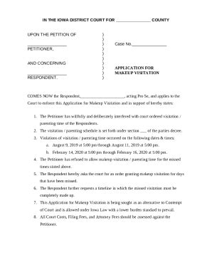 Sample Motion To Establish Joint Legal Custody And Visitation Doc