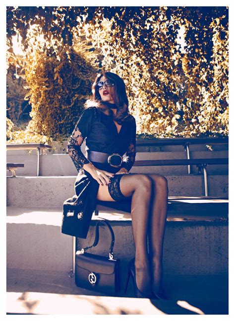 Alyssa Miller Sports Lingerie For Harpers Bazaar Turkeys October Cover Shoot By Koray Birand