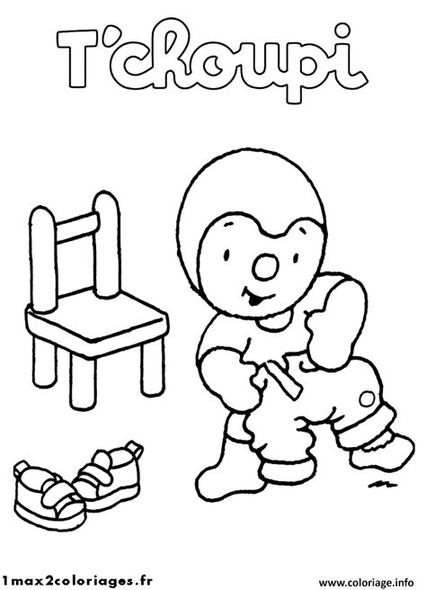 Coloriage Tchoupi Et Doudou 28 JeColorie