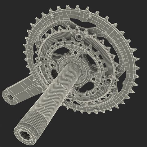 model bicycle crankset shimano
