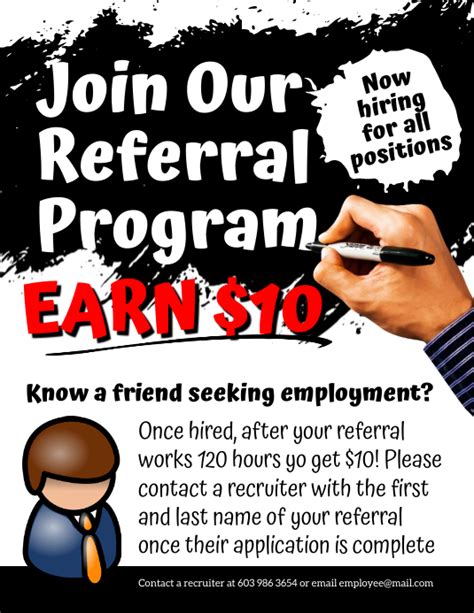 Referral Program Flyer Template Postermywall