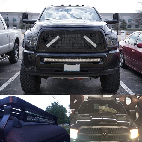 Buy Willpower Inch Curved Led Light Bar W Double Spot Flood Combo