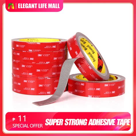 super strong double sided adhesive tape rubber foam waterproof heavy