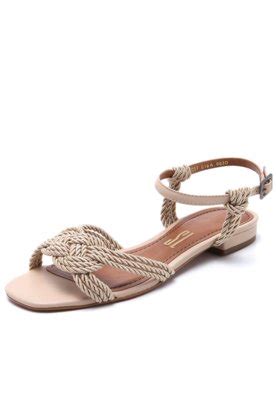 Rasteira Santa Lolla Tiras Nude Compre Agora Dafiti Brasil