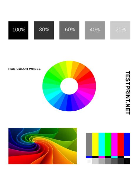 testprint testpage color