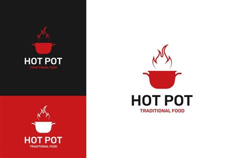 Hot Pot Logo Design Template Symbol Illustration Vector Art At Vecteezy
