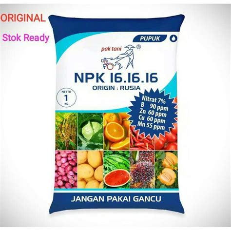 Promo Pupuk Npk Mutiara 161616 Pupuk Buah Pupuk Sayuran Diskon 8