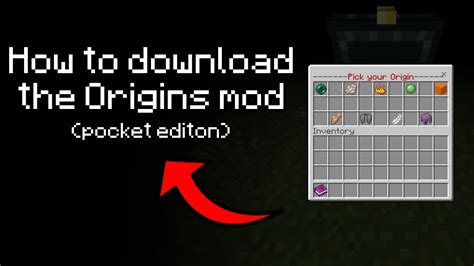 Outdated How To Download The Origins Mod For Pocket Editionbedrock