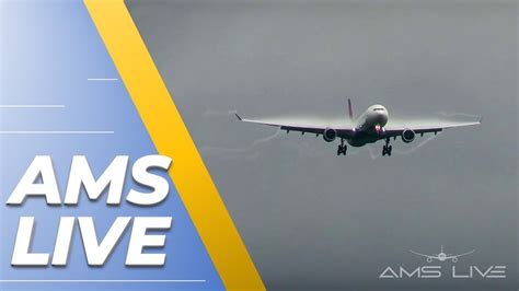 FIRST STORM OF 2023 4 GO AROUNDS LIVE PLANE SPOTTING At Amsterdam