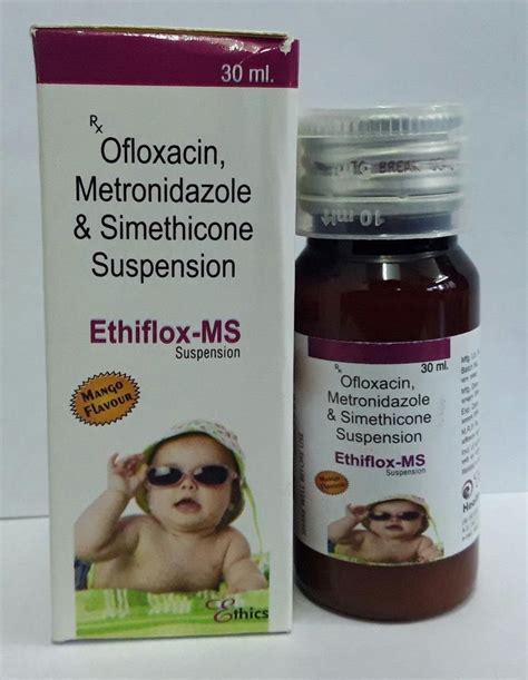 Ethiflox Ms Ofloxacin Mg Metronidazole Mg Simethicone Mg