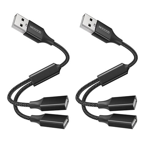 Amazon Usb Splitter Cable Mogood Usb Y Splitter Adapter Dual Usb