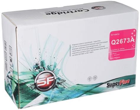Купить Картридж SuperFine Q2673A для принтеров HP Color LaserJet 3500 ...