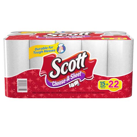 Scott ® Paper Towels Choose A Sheet Mega Roll