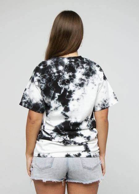 Black White Crystal Wash Short Sleeve T Shirt Custom Colors Apparel