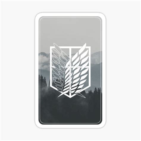 "Attack on Titan Logo" Sticker by janmarkvargas | Redbubble