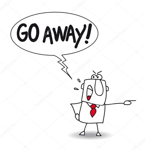 Go Away Stock Vector By ©tintin75 53675499