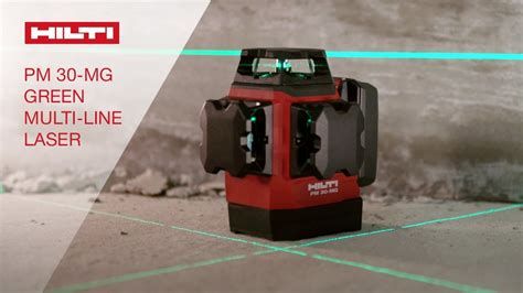 Introducing The Hilti Pm Mg Green Multi Line Laser Youtube