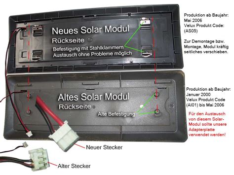 Solar Rollladen Akku Motor Velux Ersatzteil Kitt Ab Bj 2000 ZOZ 221