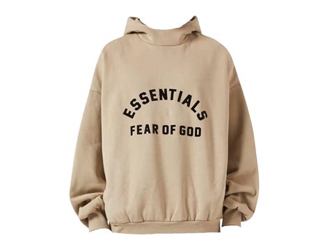 Sasom Apparel Fear Of God Essentials Hoodie Core Dusty Beige Fw23 Check The Latest Price Now