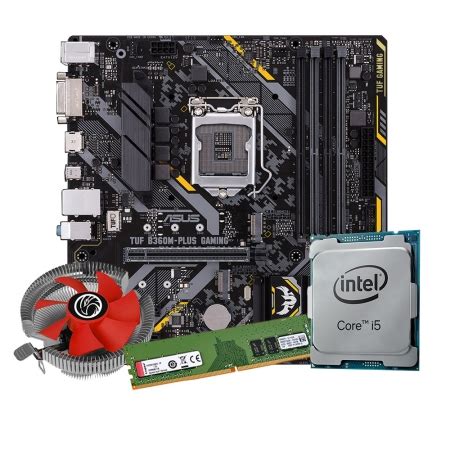 Kit Upgrade Processador I5 9400 Placa mãe Asus TUF B360M Plus Gaming