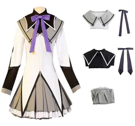 Maymaxplay Puella Magi Madoka Magica Homura Akemi Cosplay Costume Dress