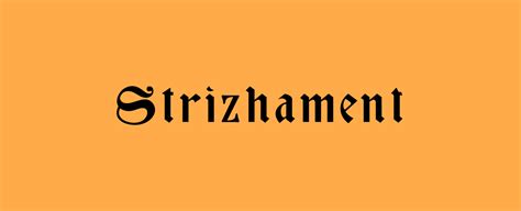 Strizh Black :: Behance