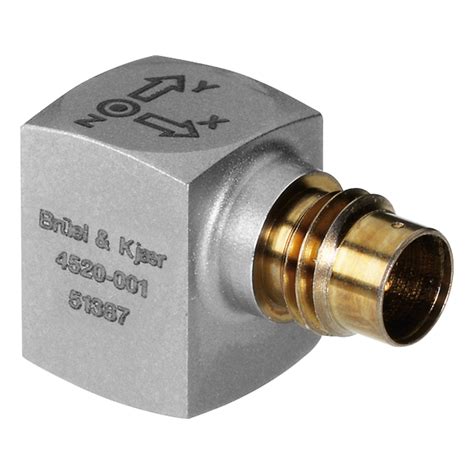 B K Type Miniature Cubic Triaxial Ccld Accelerometer Mv G