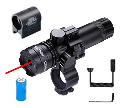 Mira Laser Red Dot Para Cano Carabina Rifle Espingarda Tiro