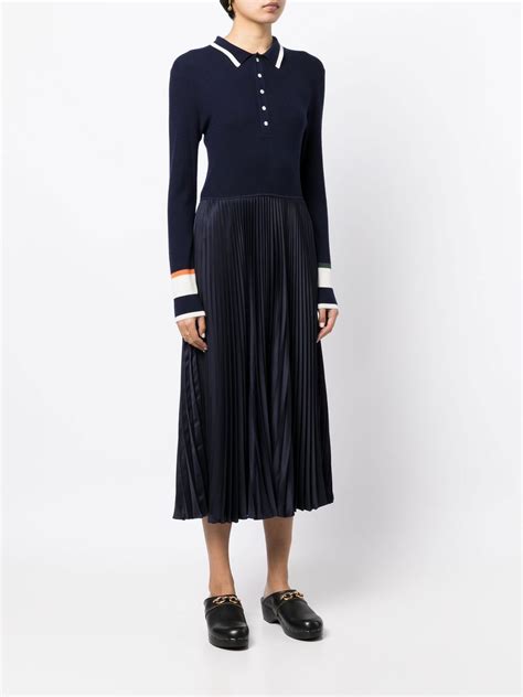 Polo Ralph Lauren Pleated Skirt Polo Midi Dress Farfetch