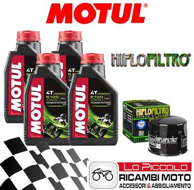 Kit Tagliando Lt Olio Motul W Filtro Yamaha Fz N