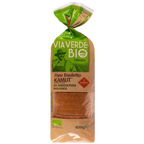 PANE BAULETTO AL KAMUT VIA VERDE BIO 400 G Tigros