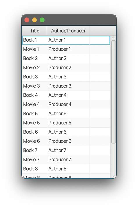 Java Javafx How Do I Fill A Table View With Different Classes With