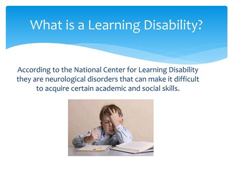 Ppt Learning Disability Powerpoint Presentation Free Download Id