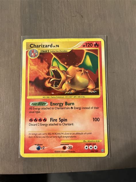 Mavin 2008 Pokemon Stormfront Charizard Lv 76 Holo Near Mint