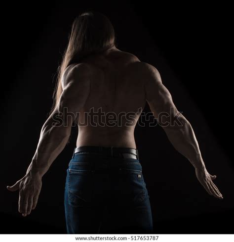 Naked Torso Male Bodybuilder Athlete Long Stock Photo Shutterstock