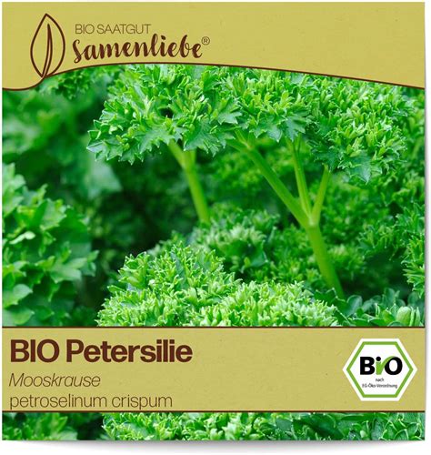 Samenliebe Bio Petersilie Samen Alte Sorte Mooskrause Samen