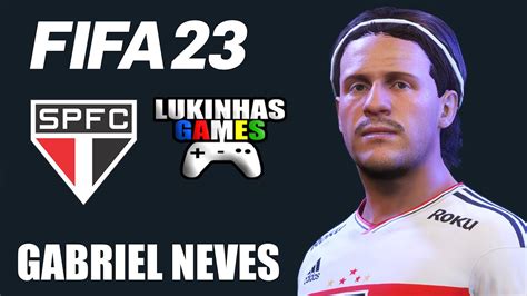 FIFA 23 GABRIEL NEVES SÃO PAULO LOOK ALIKE HOW TO MAKE PRO