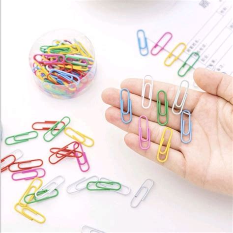 Jual Paper Clip Penjepit Kertas Warna Warni Shopee Indonesia