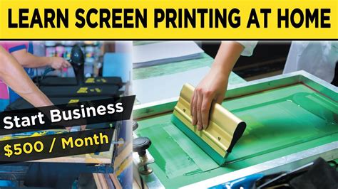 Step By Step Process Of Screen Printing How To Make Screen Printing At Home Screen Printing