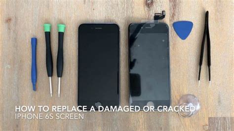 How To Replace A Damaged Or Cracked Iphone 6s Screen The Diy Life Cracked Iphone Iphone